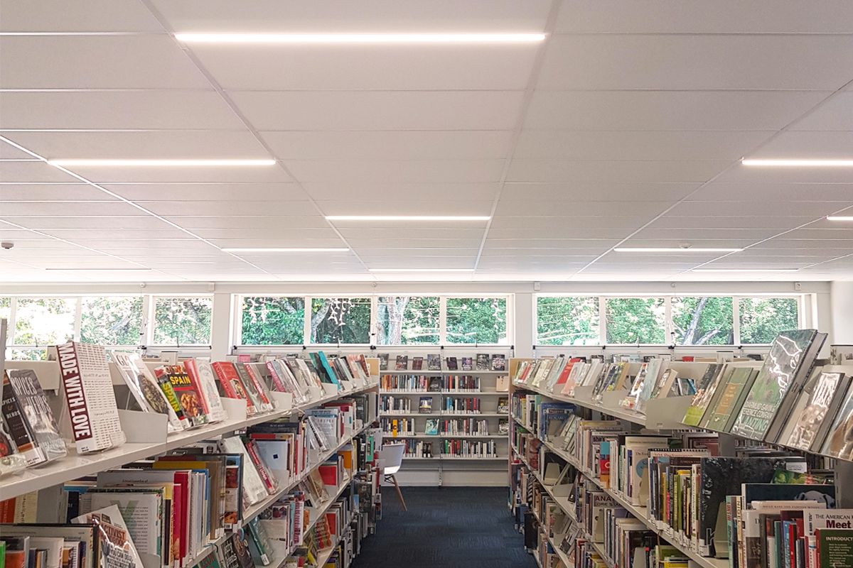 Titirangi Library - Gridlux Opal Installed